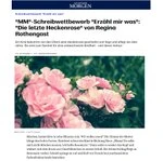 Schreibwettbewerb: Die letzte Heckenrose